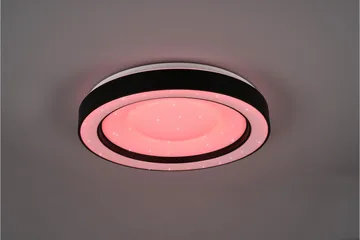 Trio Lighting Arco LED plafond matsort starlight RGBW - Belysning - Lamper & indendørsbelysning - Loftlampe - Plafond