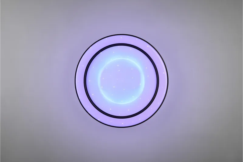 Trio Lighting Arco LED plafond matsort starlight RGBW - Belysning - Lamper & indendørsbelysning - Loftlampe - Plafond