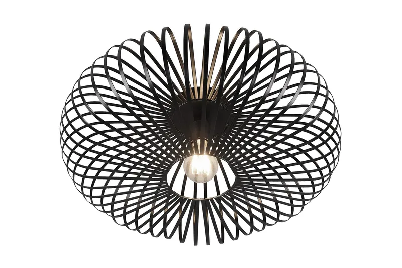 Trio Lighting Johann plafond E27 50 cm matsort - Belysning - Lamper & indendørsbelysning - Loftlampe - Plafond