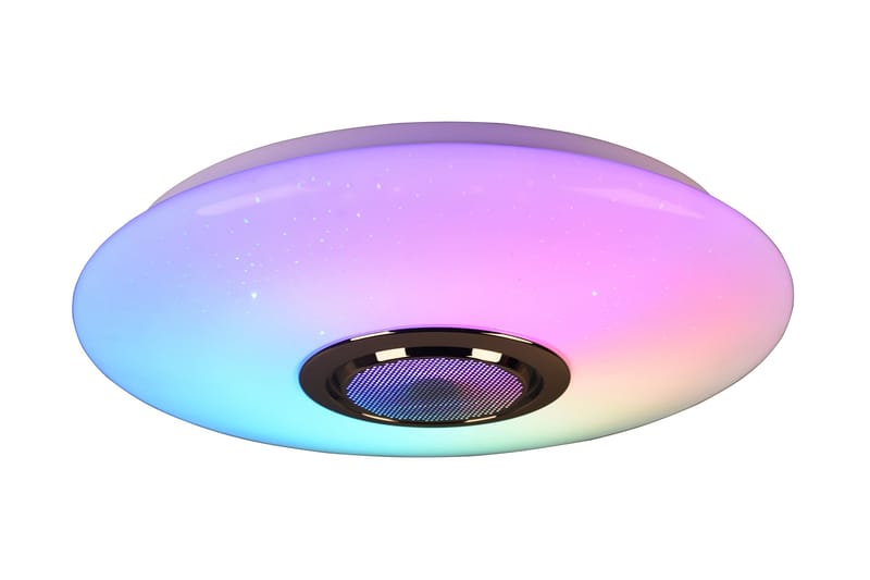 Trio Lighting Musica LED plafond med Bluetooth-højttaler RGBW - Belysning - Lamper & indendørsbelysning - Loftlampe - Plafond