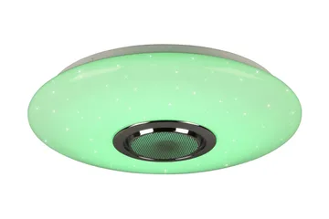 Trio Lighting Musica LED plafond med Bluetooth-højttaler RGBW - Belysning - Lamper & indendørsbelysning - Loftlampe - Plafond