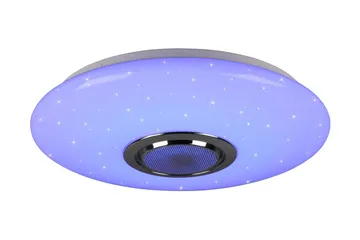 Trio Lighting Musica LED plafond med Bluetooth-højttaler RGBW - Belysning - Lamper & indendørsbelysning - Loftlampe - Plafond