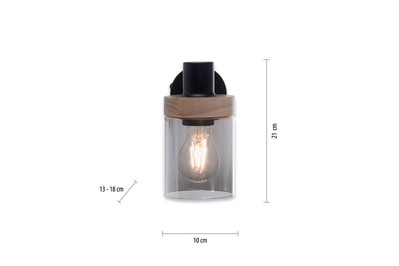 Væg- og loftlampe Pasqual - 19x18x21 cm - Belysning - Lamper & indendørsbelysning - Loftlampe - Pendellamper & hængelamper