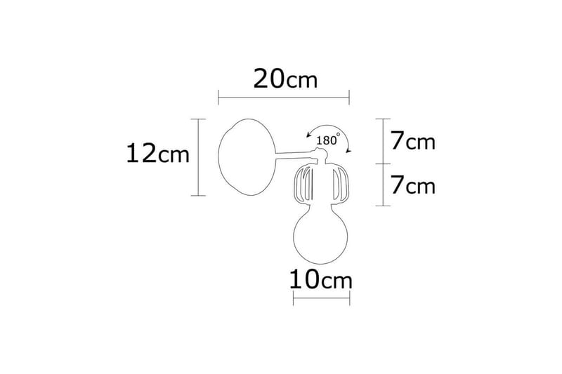 Væglampe Griffin indrammet sort - Sort - Belysning - Lamper & indendørsbelysning - Loftlampe - Pendellamper & hængelamper