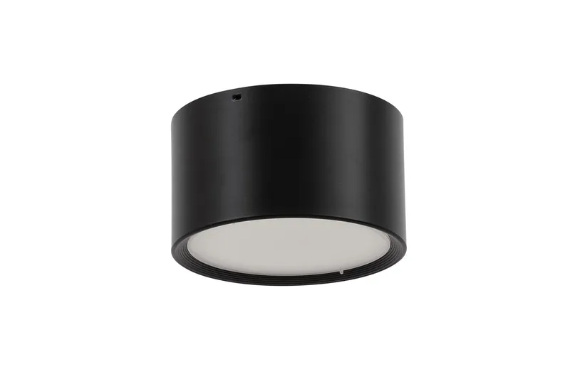Vallum Loftlampe Rund, Sort