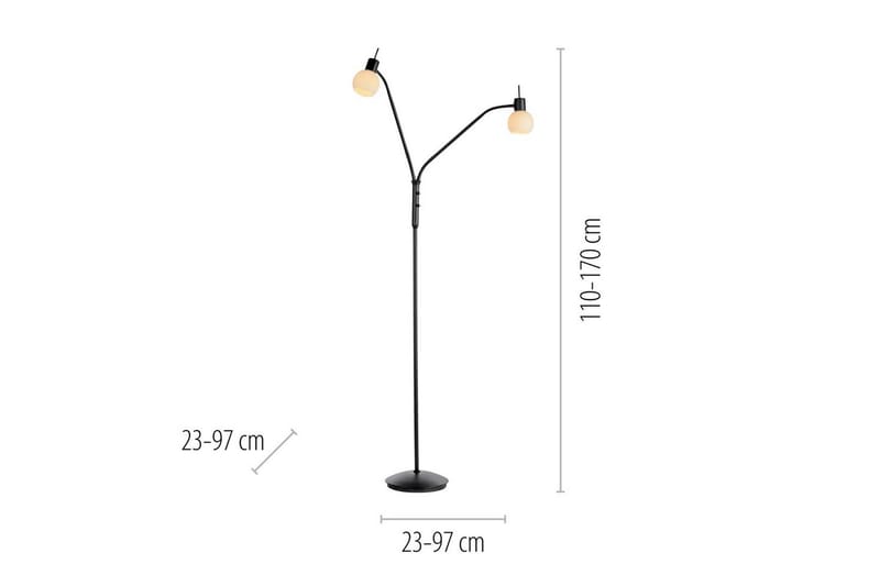 Loki Just Light Gulvlampe - Belysning - Lamper & indendørsbelysning - Soveværelse lampe