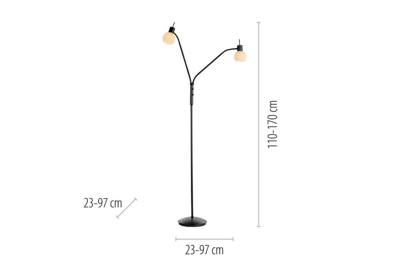 Loki Just Light Gulvlampe - Belysning - Lamper & indendørsbelysning - Soveværelse lampe