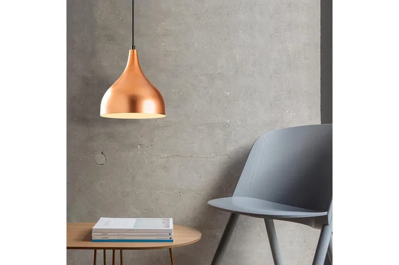 Lysekrone Rathour Ironclad Kobber / Hvid / Sort - Kobber/Sort/Hvid - Belysning - Lamper & indendørsbelysning - Køkkenlampe - Loftlampe køkken