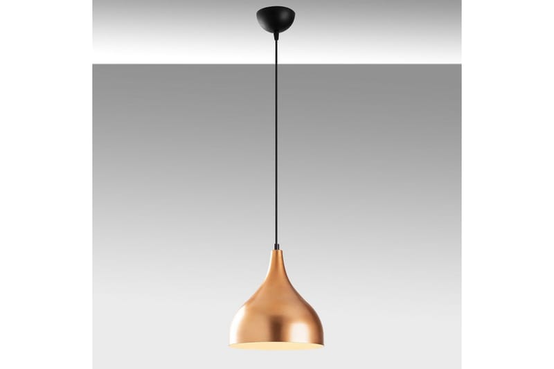 Lysekrone Rathour Ironclad Kobber / Hvid / Sort - Kobber/Sort/Hvid - Belysning - Lamper & indendørsbelysning - Køkkenlampe - Loftlampe køkken