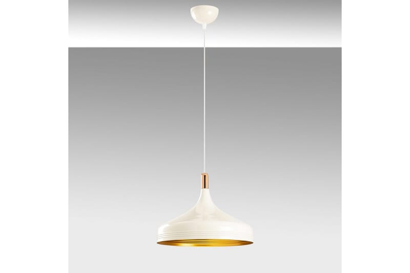 Lysekrone Rathour Steelix Hvid / Rany / Kobber - Guld/Kobber/Hvid - Belysning - Lamper & indendørsbelysning - Køkkenlampe - Loftlampe køkken