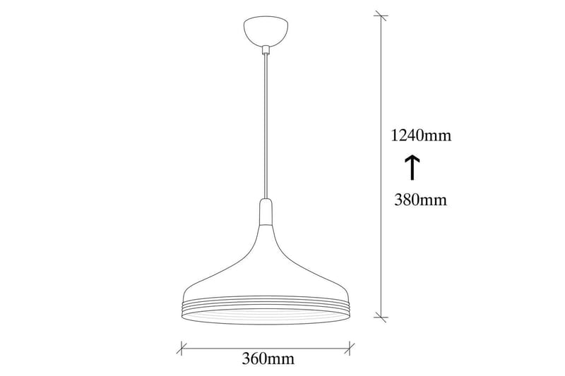 Lysekrone Rathour Steelix Hvid / Rany / Kobber - Guld/Kobber/Hvid - Belysning - Lamper & indendørsbelysning - Soveværelse lampe