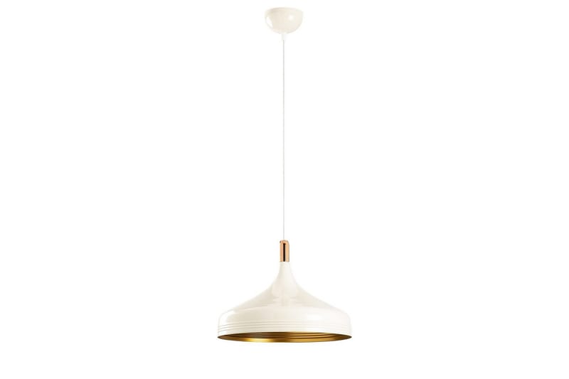 Lysekrone Rathour Steelix Hvid / Rany / Kobber - Guld/Kobber/Hvid - Belysning - Lamper & indendørsbelysning - Soveværelse lampe