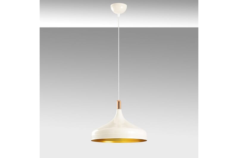Lysekrone Rathour Steelix Hvid / Rany / Kobber - Guld/Kobber/Hvid - Belysning - Lamper & indendørsbelysning - Soveværelse lampe