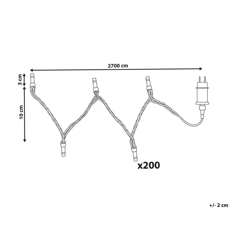 Lyskæde Igaliku - 27 m - Belysning - Lamper & indendørsbelysning - Dekorativ belysning