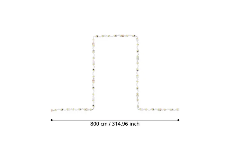Lysliste Eglo Fleksibel 4000K 8 m - 8 m - Belysning - Lamper & indendørsbelysning - Dekorativ belysning