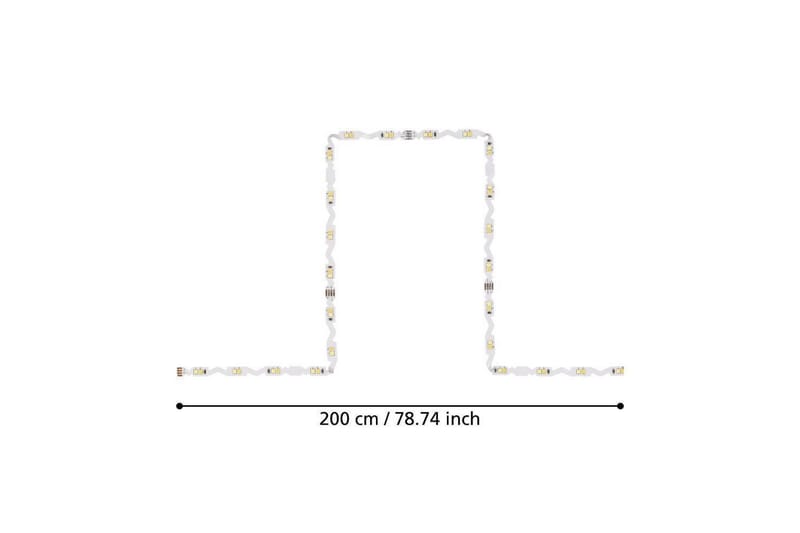 Lysliste Eglo Fleksibel CCT 2 m - 2 m - Belysning - Lamper & indendørsbelysning - Dekorativ belysning