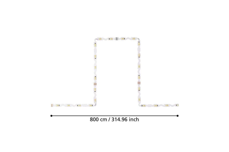 Lysliste Eglo Fleksibel CCT 8 m - 8 m - Belysning - Lamper & indendørsbelysning - Dekorativ belysning