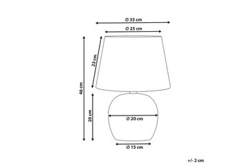 Mechka Bordlampe 46 cm E27 - Flerfarvet - Belysning - Lamper & indendørsbelysning - Bordlampe