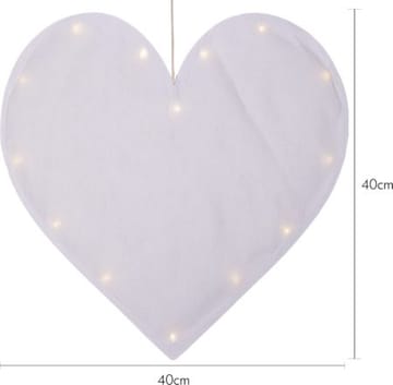 Milla Hængende dekoration 40 cm - hvid - Belysning - Lamper & indendørsbelysning - Dekorativ belysning