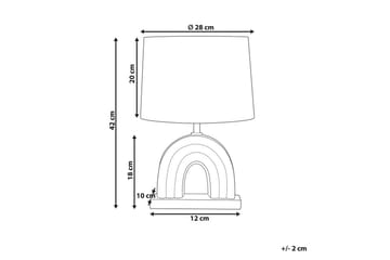 Natni Bordlampe 42 cm E27 - Flerfarvet - Belysning - Lamper & indendørsbelysning - Bordlampe