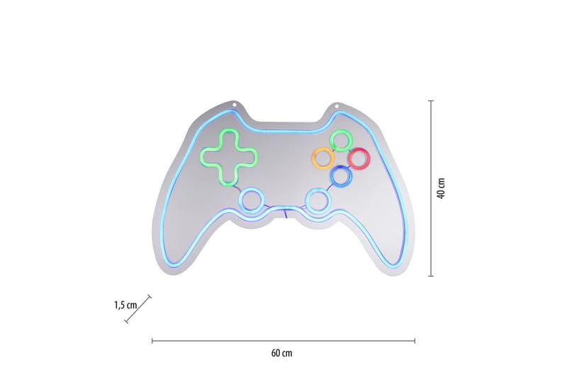 Neon-Gamer Just Light Dekorativ Lampe - Belysning - Lamper & indendørsbelysning - Dekorativ belysning