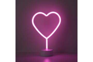 Neon-Heart Just Light Dekorativ Lampe - Belysning - Lamper & indendørsbelysning - Dekorativ belysning