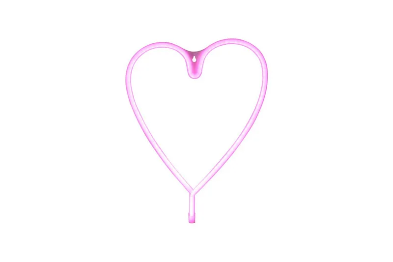Neon-Heart Just Light Dekorativ Lampe, undefined