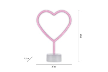 Neon-Heart Just Light Dekorativ Lampe - Belysning - Lamper & indendørsbelysning - Dekorativ belysning