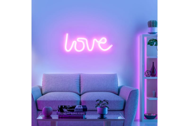 Neon-Kärlek Just Light Dekorativ Lampe - Belysning - Lamper & indendørsbelysning - Dekorativ belysning