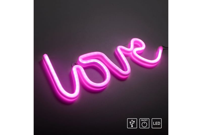 Neon-Kärlek Just Light Dekorativ Lampe - Belysning - Lamper & indendørsbelysning - Dekorativ belysning