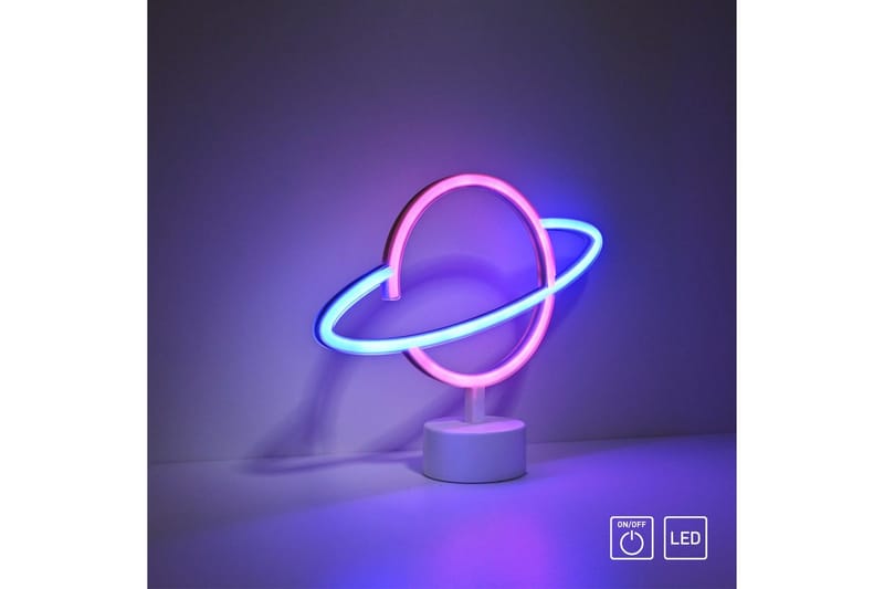 Neon-Saturnus Just Light Dekorativ Lampe - Belysning - Lamper & indendørsbelysning - Dekorativ belysning