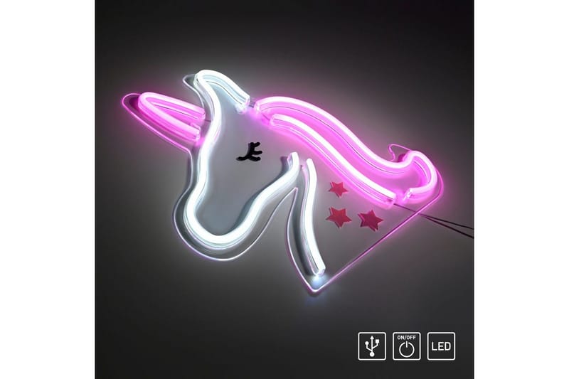 Neon Unicorn Just Light Dekorativ Lampe - Belysning - Lamper & indendørsbelysning - Dekorativ belysning
