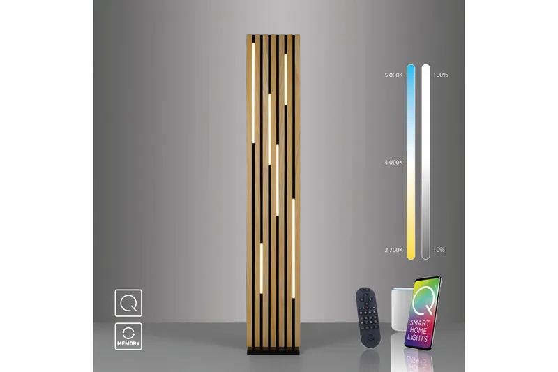 Q-Akustik Paul Neuhaus Gulvlampe - Belysning - Lamper & indendørsbelysning - Soveværelse lampe