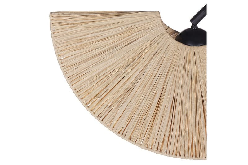 Santover Gulvlampe 189 cm - Sort/Natur - Belysning - Lamper & indendørsbelysning - Soveværelse lampe