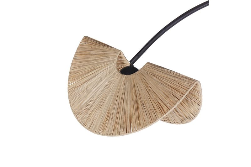 Santover Gulvlampe 189 cm - Sort/Natur - Belysning - Lamper & indendørsbelysning - Soveværelse lampe