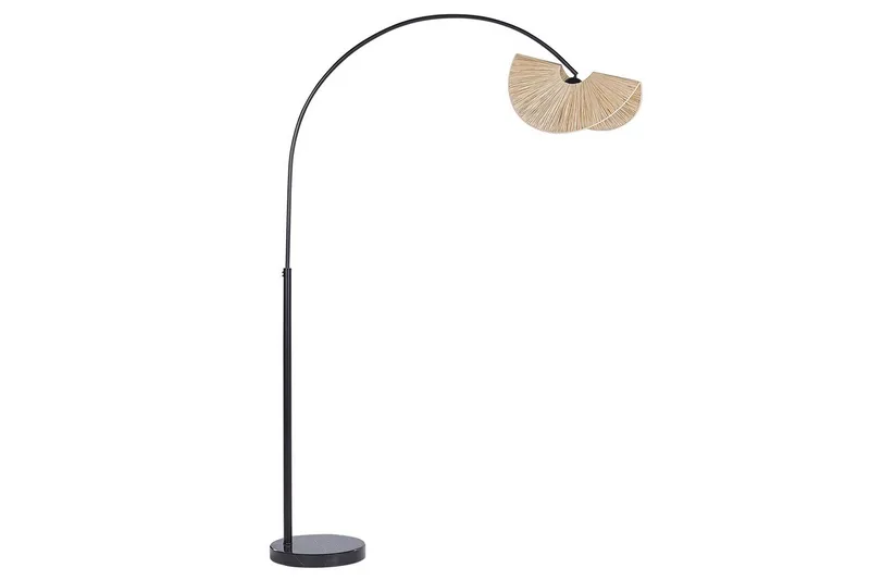 Santover Gulvlampe 189 cm, Sort/Natur