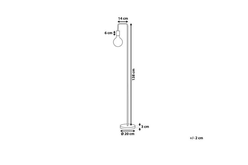 Savenay Gulvlampe 140 cm - Kobber - Belysning - Lamper & indendørsbelysning - Soveværelse lampe