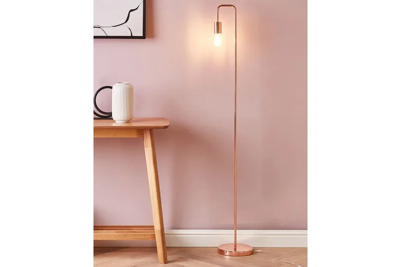 Savenay Gulvlampe 140 cm - Kobber - Belysning - Lamper & indendørsbelysning - Soveværelse lampe