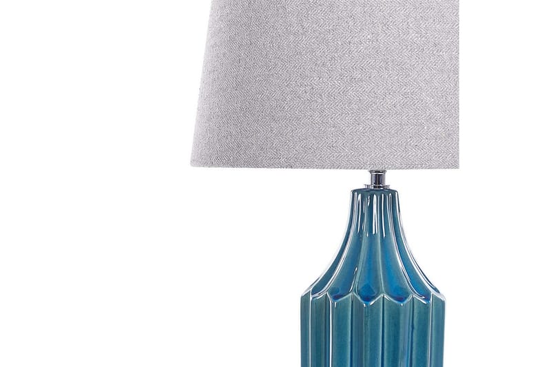 Schava Bordlampe 56 cm E27 - Blå/Grå - Belysning - Lamper & indendørsbelysning - Vindueslampe - Vindueslampe på fod