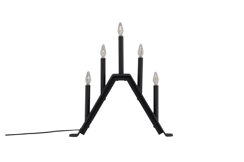 Åre Adventslysestage 36 cm - Sort - Belysning - Lamper & indendørsbelysning - Sengelampe - Sengelampe bord