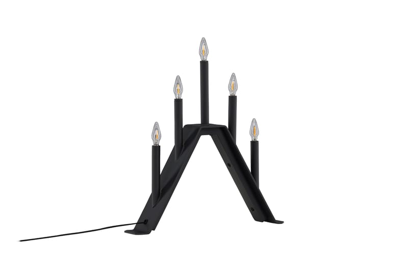 Åre Adventslysestage 36 cm - Sort - Belysning - Lamper & indendørsbelysning - Sengelampe - Sengelampe bord