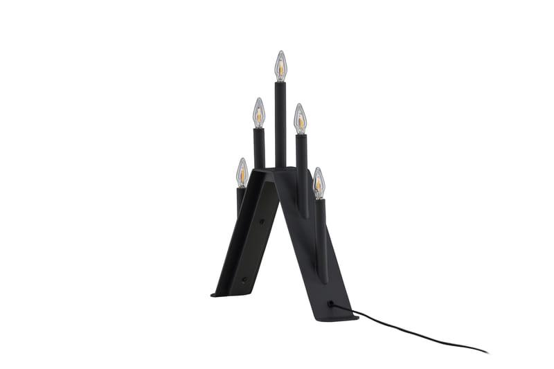 Åre Adventslysestage 36 cm - Sort - Belysning - Lamper & indendørsbelysning - Sengelampe - Sengelampe bord