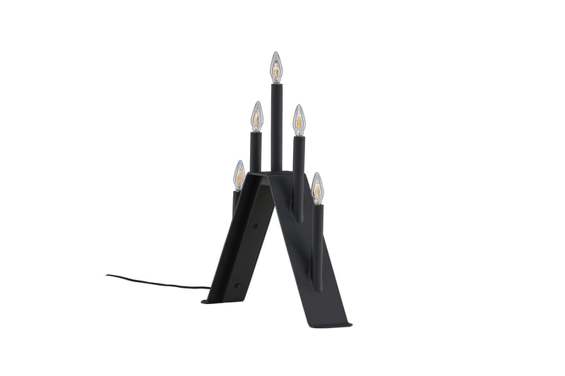 Åre Adventslysestage 36 cm - Sort - Belysning - Lamper & indendørsbelysning - Sengelampe - Sengelampe bord
