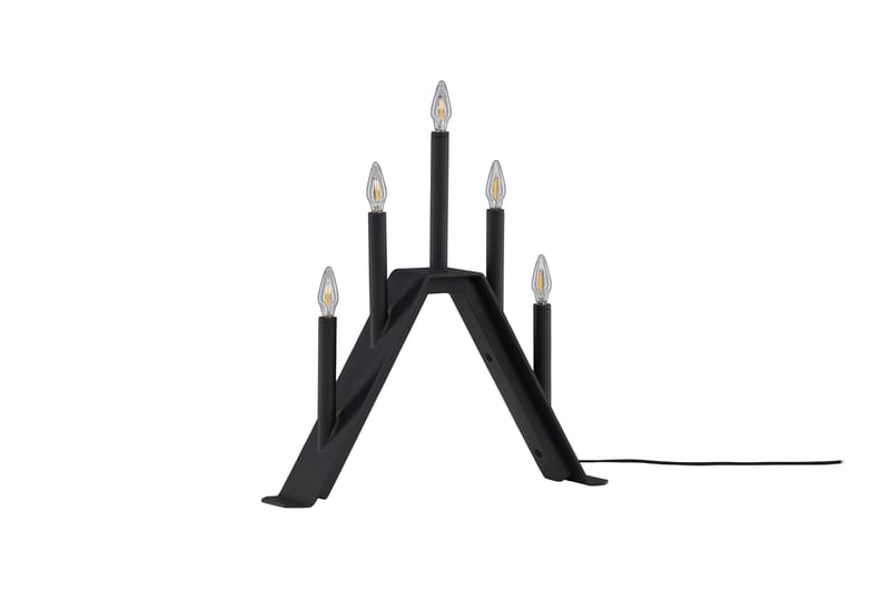 Åre Adventslysestage 36 cm - Sort - Belysning - Lamper & indendørsbelysning - Sengelampe - Sengelampe bord