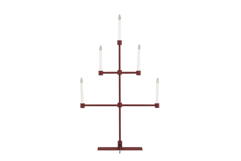 Avoriaz Adventslysestage 92 cm - Rød - Belysning - Lamper & indendørsbelysning - Sengelampe - Sengelampe bord