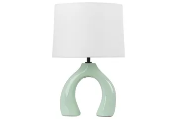 Avsaki Bordlampe 43 cm E27 - Lysegrøn/Hvid - Belysning - Lamper & indendørsbelysning - Sengelampe - Sengelampe bord