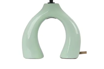 Avsaki Bordlampe 43 cm E27 - Lysegrøn/Hvid - Belysning - Lamper & indendørsbelysning - Sengelampe - Sengelampe bord