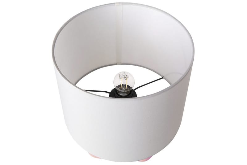 Avsaki Bordlampe 43 cm E27 - Lyserød/Hvid - Belysning - Lamper & indendørsbelysning - Sengelampe - Sengelampe bord