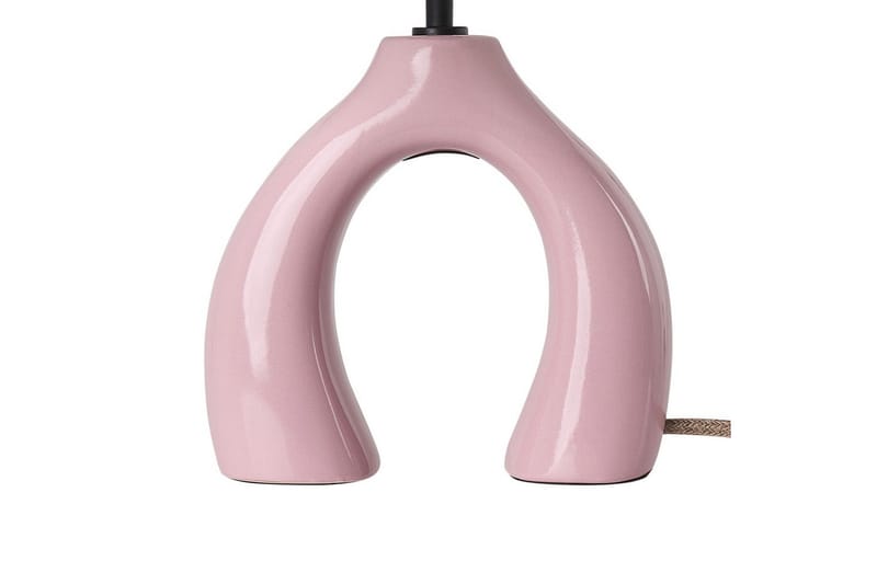 Avsaki Bordlampe 43 cm E27 - Lyserød/Hvid - Belysning - Lamper & indendørsbelysning - Sengelampe - Sengelampe bord