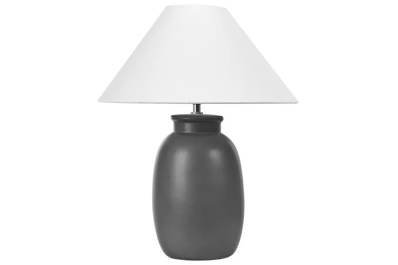 Bomila Bordlampe 52 cm E27, Sort/Hvid